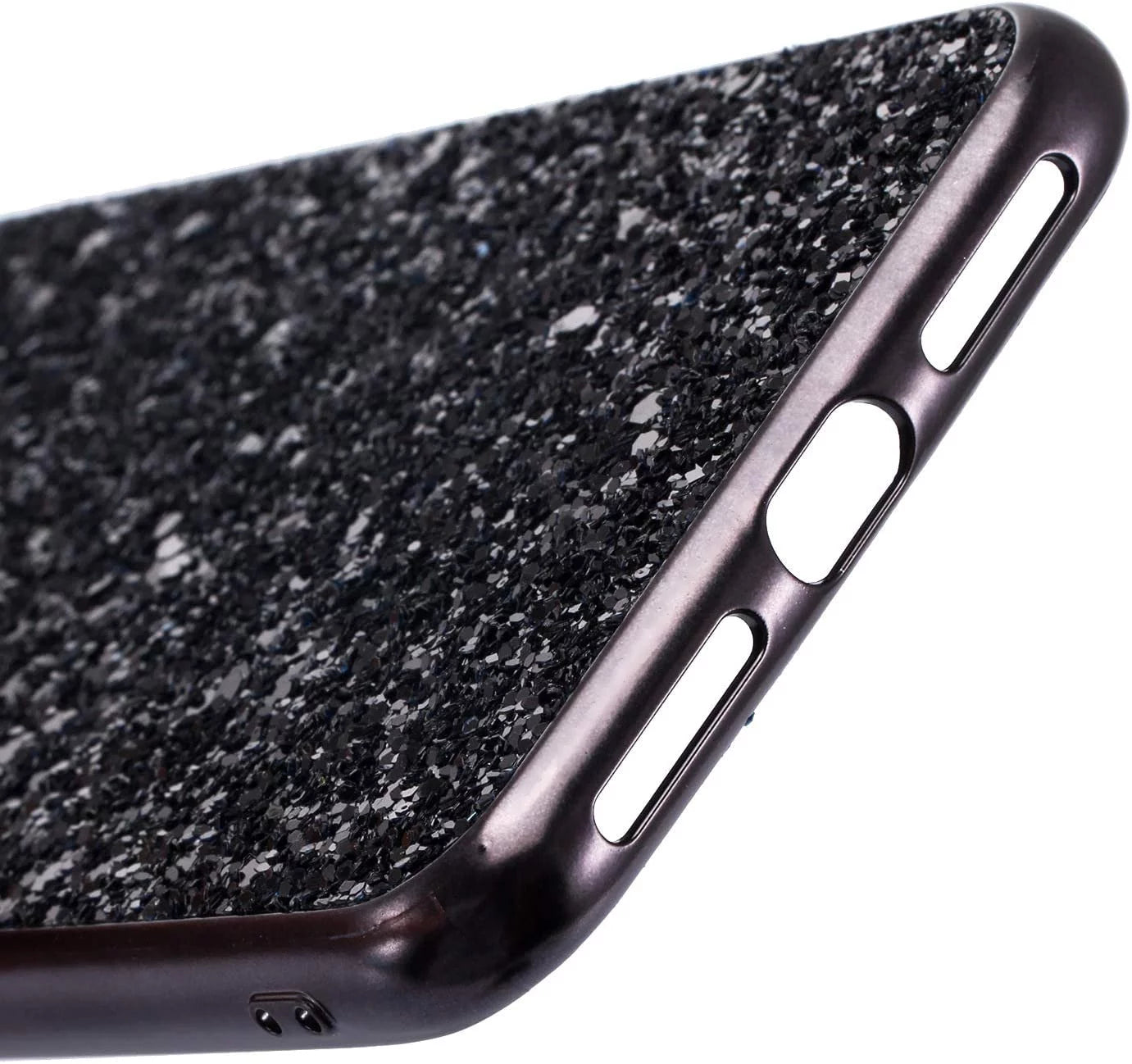 Compatible with Iphone Case,Crystal Diamond Glitter Bling Sparkly Soft Shockproof Cover for Women Girls Phone Case (Black,Iphone 11 Pro Max)